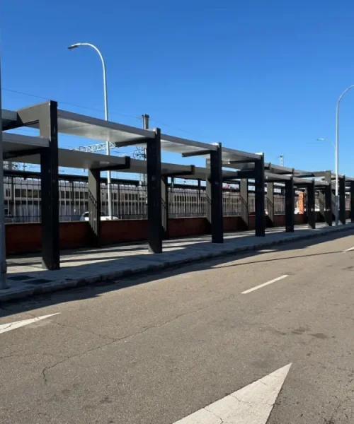 Forro estructural Estación de Autobuses de León e Intercambiador